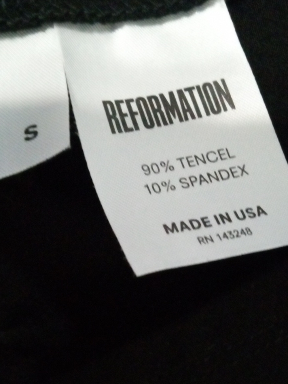 Reformation Black Dress - Picture 8 of 8